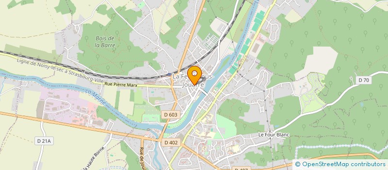 localisation de l'entreprise PARADIS DU PAIN à LA FERTE-SOUS-JOUARRE