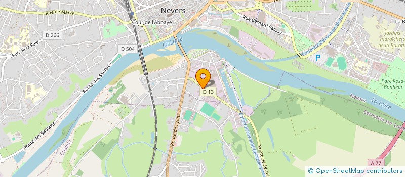 localisation de l'entreprise PARADIS - ECOLE DE CONDUITE NIVERNAISE à NEVERS