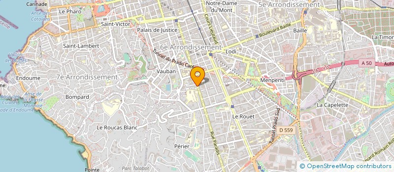 localisation de l'entreprise PARADIS EN PROVENCE à MARSEILLE