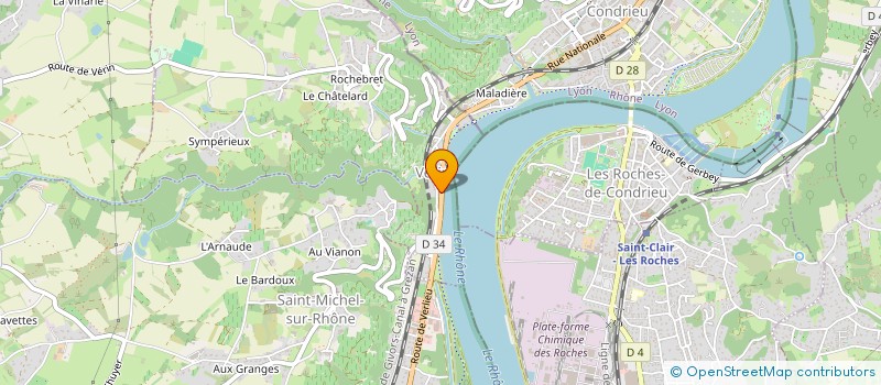 localisation de l'entreprise PARADIS FLORAL DU PILAT à SAINT-MICHEL-SUR-RHONE