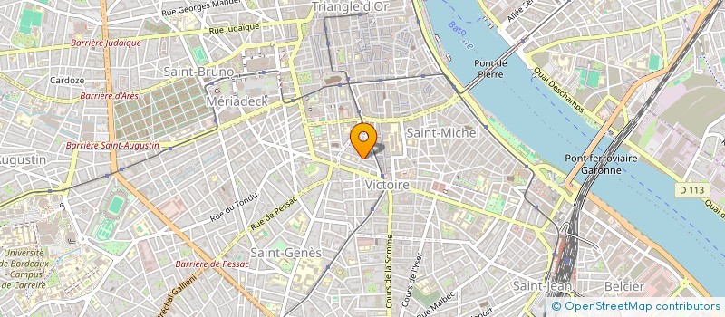 localisation de l'entreprise PARADIS HABITAT à BORDEAUX