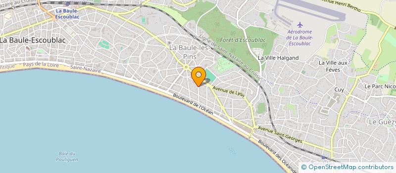 localisation de l'entreprise PARADIS INDIEN à LA BAULE-ESCOUBLAC