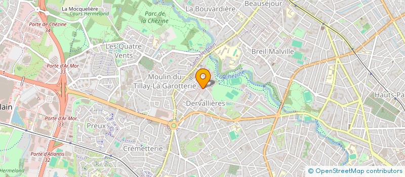 localisation de l'entreprise PARADIS LOCAL à NANTES