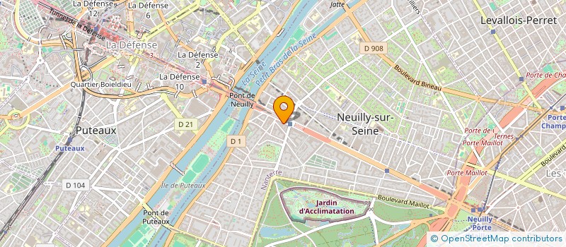 localisation de l'entreprise PARADIS MARIE à NEUILLY-SUR-SEINE