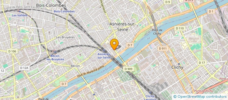 localisation de l'entreprise PARADIS NK BIS  ASNIERES-SUR-SEINE