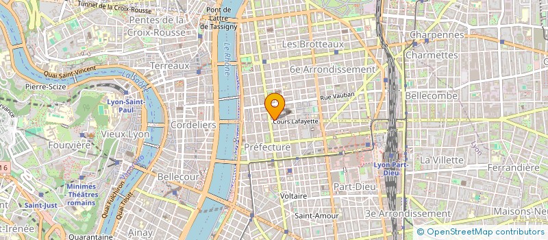 localisation de l'entreprise PARADIS ONGLES 6E à LYON