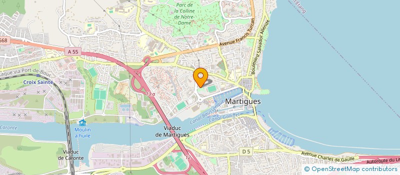 localisation de l'entreprise PARADIS PARC COOPERATIVE DE CONSTRUCTION  MARTIGUES