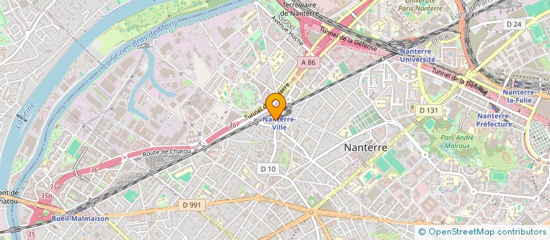 localisation de l'entreprise PARADIS PERLE à NANTERRE