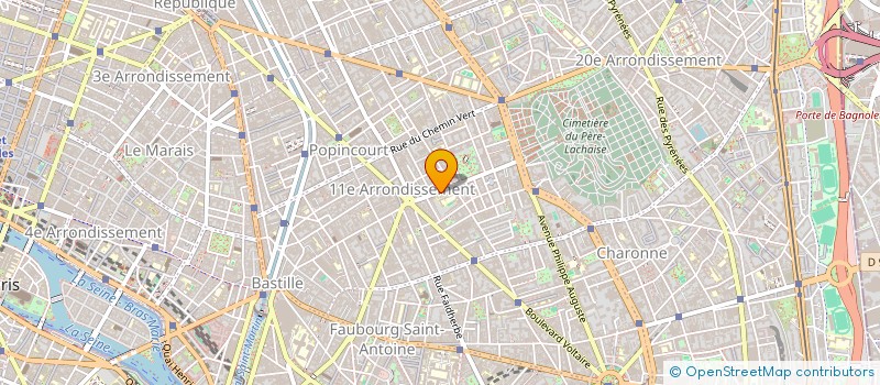 localisation de l'entreprise PARADIS SAINT MICHEL  PARIS