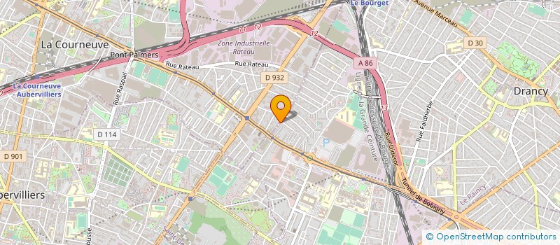 localisation de l'entreprise PARADIS SCOOTER à LA COURNEUVE