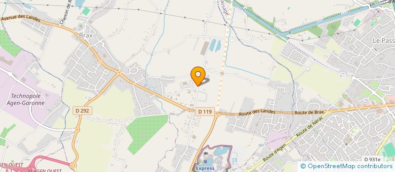 localisation de l'entreprise PARADIS SUR ONGLE  BRAX