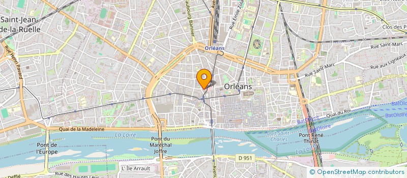 localisation de l'entreprise PARADIS TOURS à ORLEANS