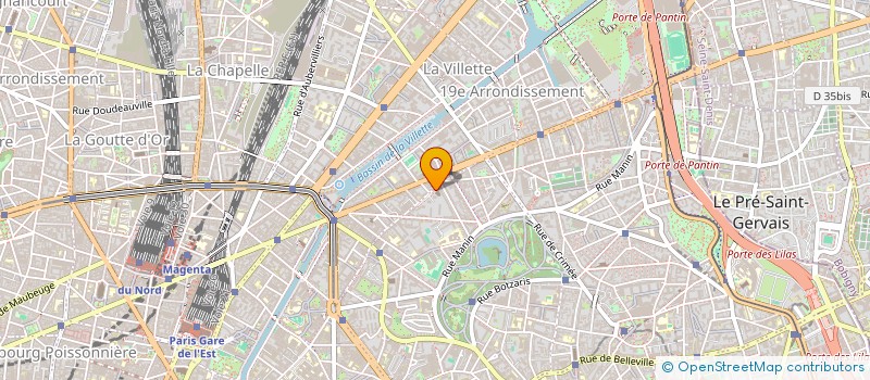 localisation de l'entreprise PARADIS TRANSPORT  SAINT-BRICE