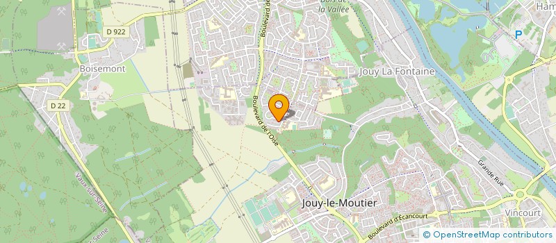 localisation de l'entreprise PARADIS TRANSPORTS  JOUY-LE-MOUTIER