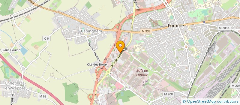 localisation de l'entreprise PARADIS ZOO à LILLE