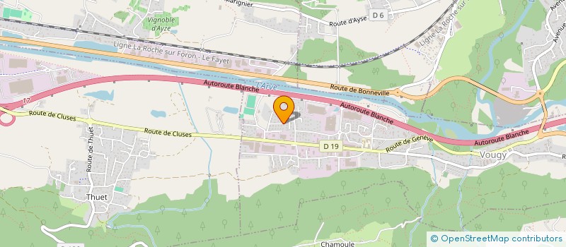 localisation de l'entreprise PARADISART  VOUGY