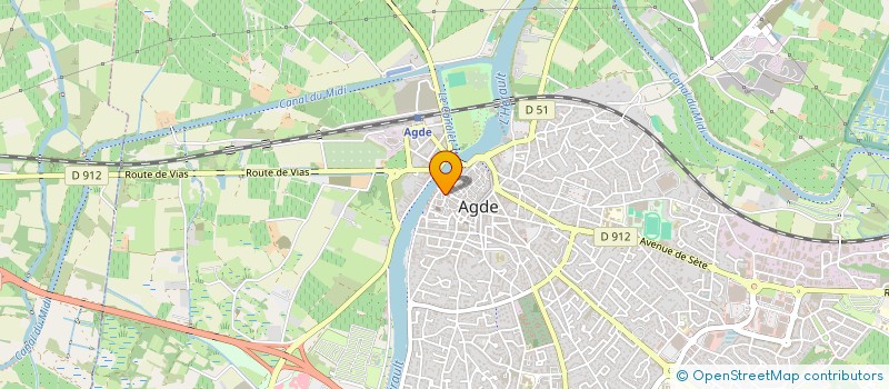 localisation de l'entreprise PARADISE à AGDE