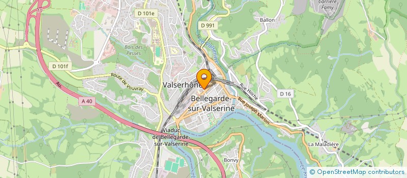 localisation de l'entreprise PARADISE à VALSERHONE