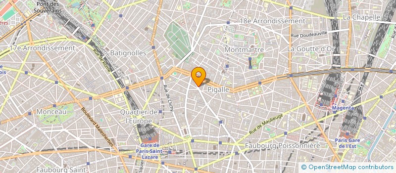 localisation de l'entreprise PARADISE  PARIS