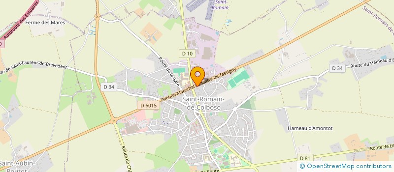 localisation de l'entreprise PARADISE à SAINT-ROMAIN-DE-COLBOSC
