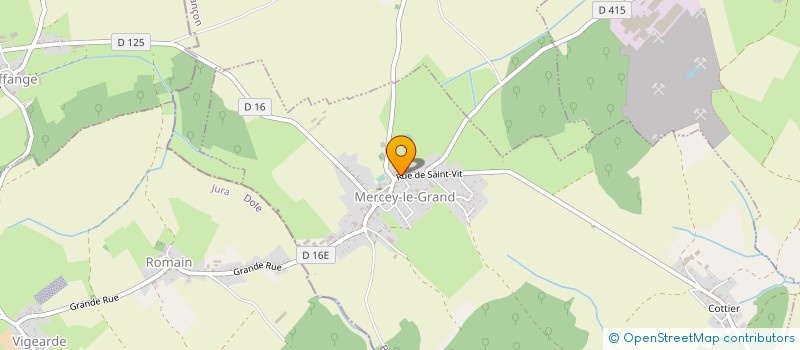 localisation de l'entreprise PARADISE  MERCEY-LE-GRAND