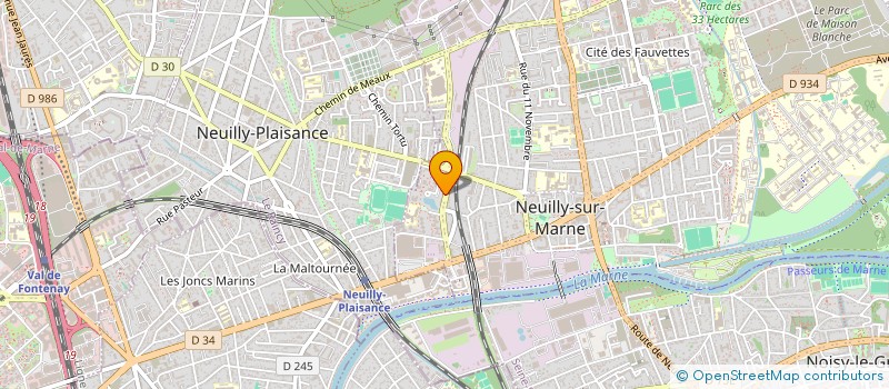 localisation de l'entreprise PARADISE  NEUILLY-SUR-MARNE