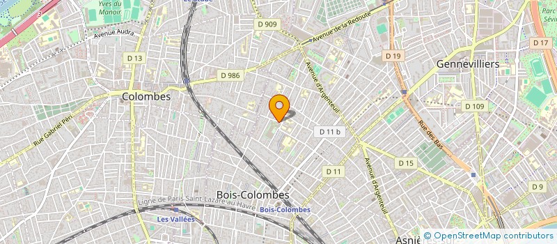 localisation de l'entreprise PARADISE FOOD à BOIS-COLOMBES