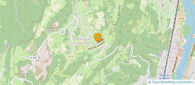 localisation de l'entreprise PARADISE PROD  POLEYMIEUX-AU-MONT-D'OR