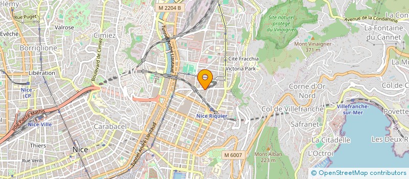 localisation de l'entreprise PARADISE SERVICES A LA PERSONNE à NICE
