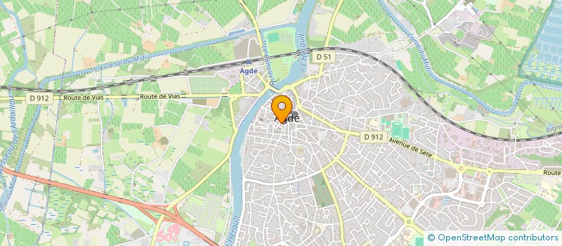 localisation de l'entreprise PARADISE VIDEO  AGDE