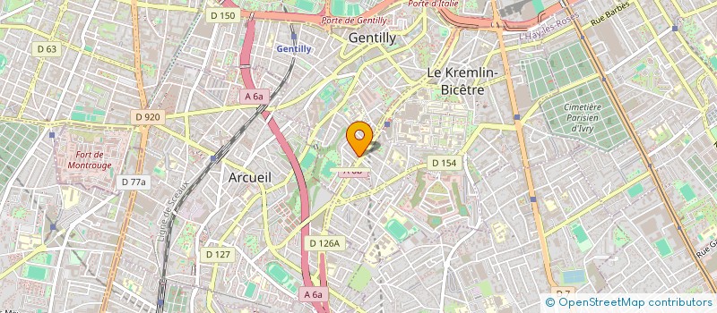 localisation de l'entreprise PARADISES  GENTILLY