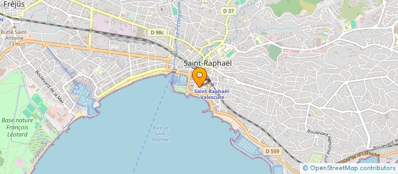 localisation de l'entreprise PARADISIA  SAINT-RAPHAEL