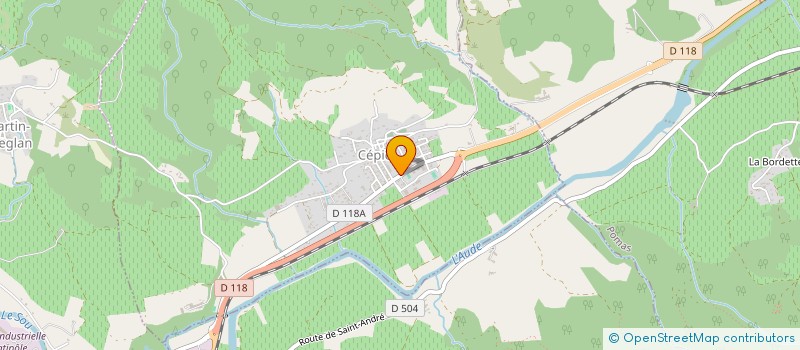 localisation de l'entreprise PARADISIO  CEPIE