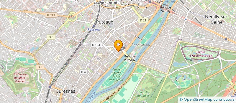 localisation de l'entreprise PARADISIO SAS  PUTEAUX