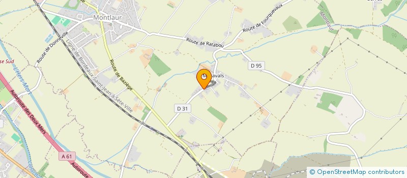 localisation de l'entreprise PARADISO  MONTLAUR