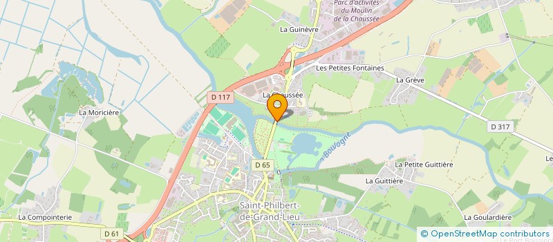 localisation de l'entreprise PARADISO  SAINT-PHILBERT-DE-GRAND-LIEU