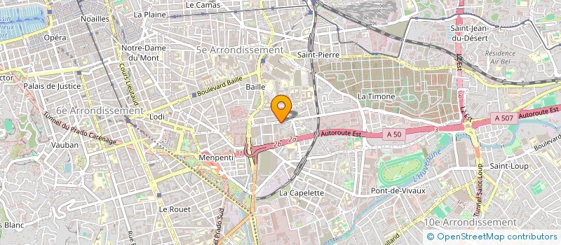 localisation de l'entreprise PARADISO  MARSEILLE