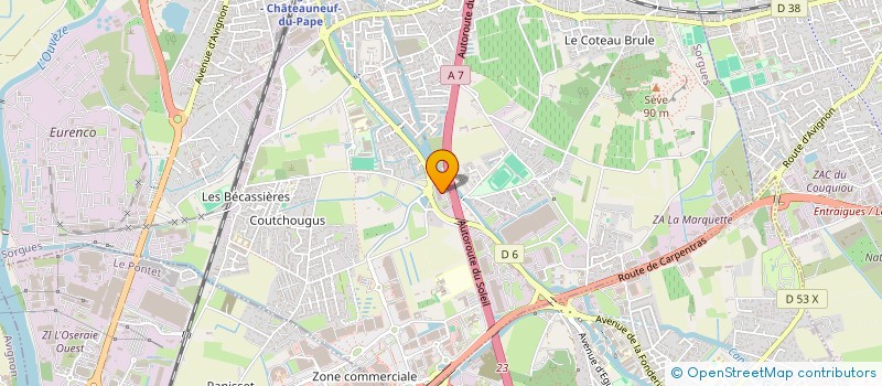 localisation de l'entreprise PARADIZOO à SORGUES