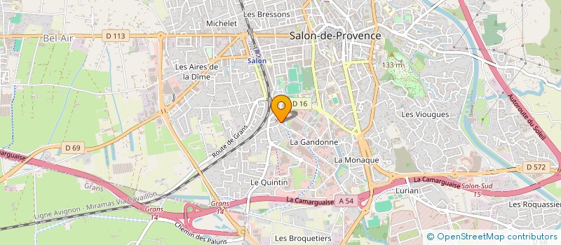 localisation de l'entreprise PARADOU  SALON-DE-PROVENCE