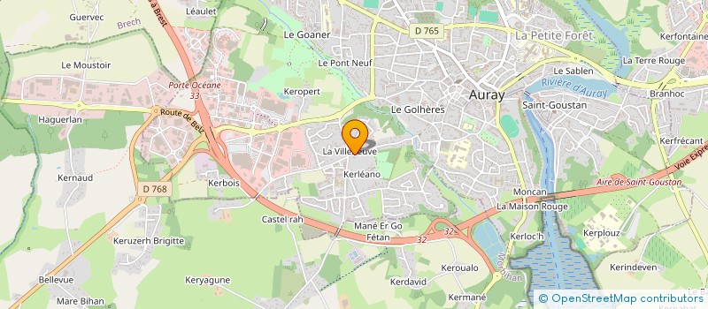 localisation de l'entreprise PARADOX à AURAY