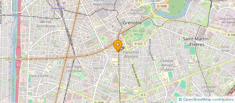 localisation de l'entreprise PARADOX PRODUCTION à GRENOBLE