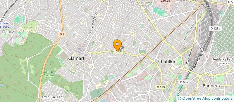 localisation de l'entreprise PARADOXAL FAMILY  CHATILLON