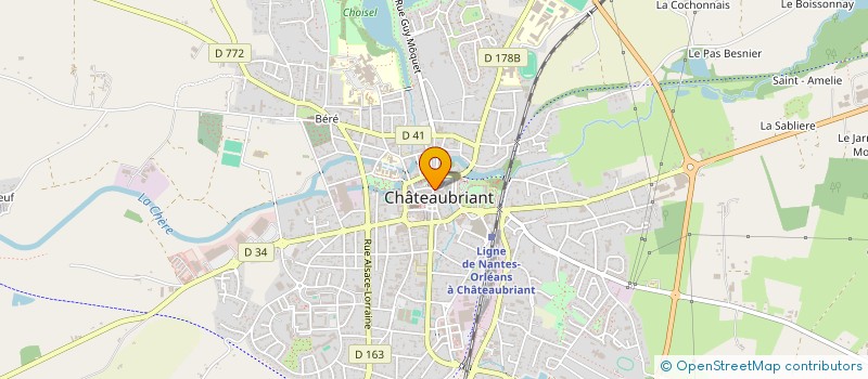 localisation de l'entreprise PARADOXE à CHATEAUBRIANT