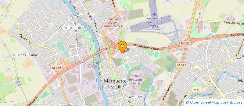 localisation de l'entreprise PARADOXE à MARQUETTE-LEZ-LILLE