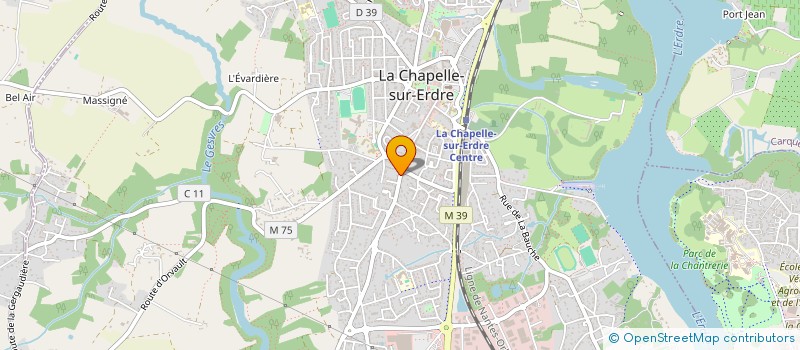 localisation de l'entreprise PARADOXE à LA CHAPELLE-SUR-ERDRE