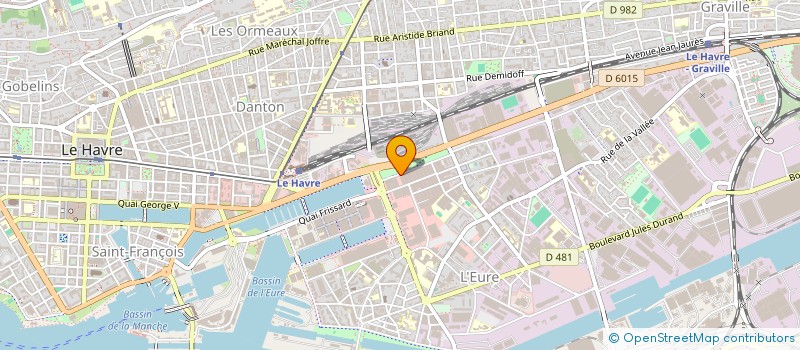 localisation de l'entreprise PARADOXE  LE HAVRE