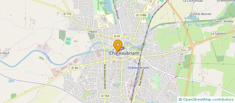 localisation de l'entreprise PARADOXE.COM à CHATEAUBRIANT