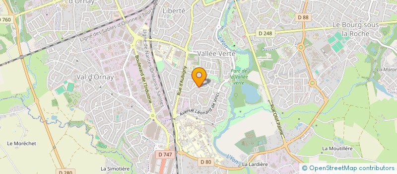 localisation de l'entreprise PARADOXE-INVEST à LA ROCHE-SUR-YON