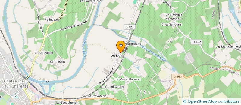 localisation de l'entreprise PARADOXE SOLUTIONS  CHATEAUNEUF-SUR-CHARENTE