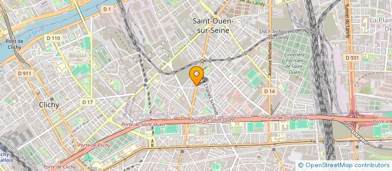 localisation de l'entreprise PARADOXES à SAINT-OUEN-SUR-SEINE